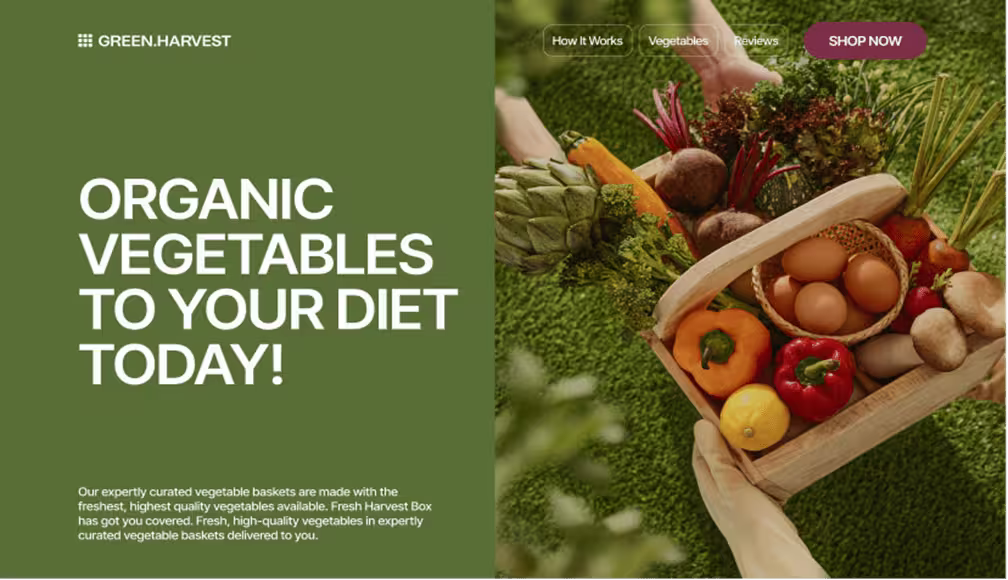 Green harvest webservice