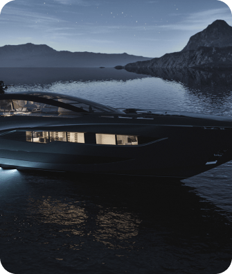 Yacht on the wather